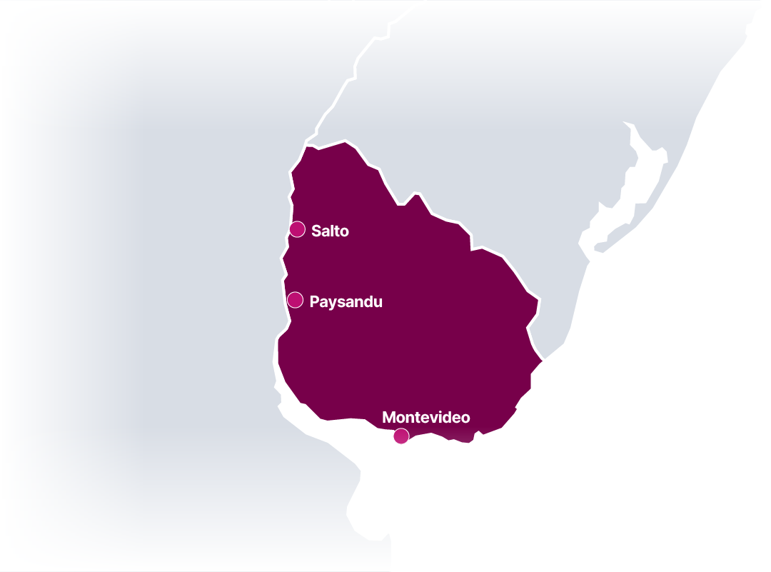 URUGUAY MAP