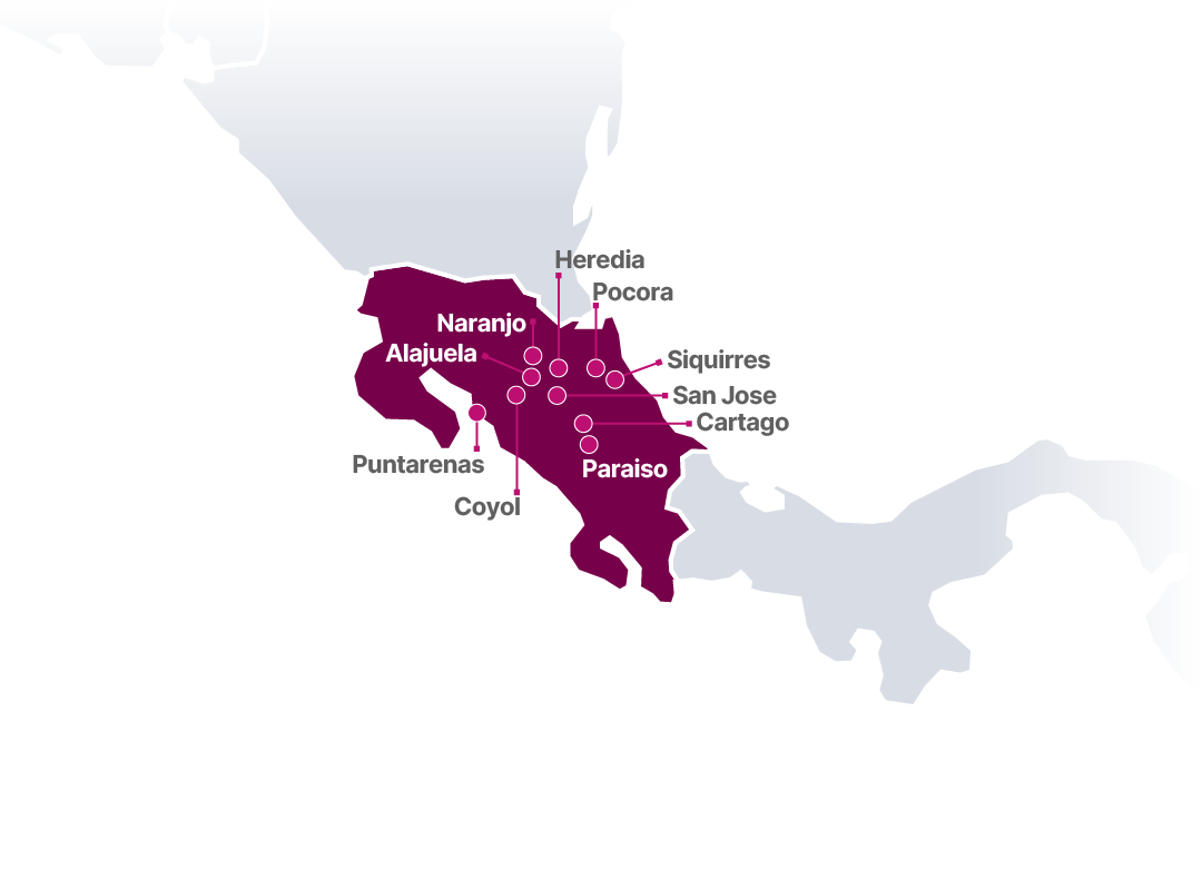 COSTA RICA MAP